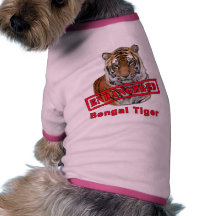 Endangered Bengal Tiger  Products Dog Clothing