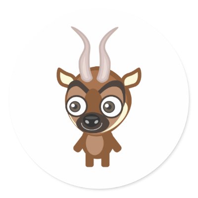 Endangered Bongo - My Conservation Park Stickers by MyConservationPark