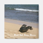 Endangered Monk Seal Kauai Hawaii Refrigerator Magnets