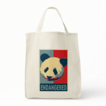 Endangered Panda Pop Art Design Bags