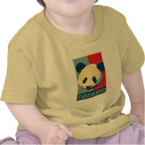 Endangered Panda Pop Art Design Shirt