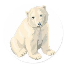 Endangered Polar Bear stickers