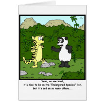 Endangered Species Greeting Card