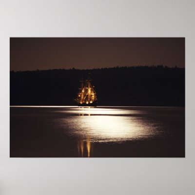 Endeavour by Moonlight Posters by jmputnam