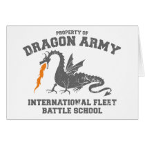 ender dragon army - ender's game greeting card
