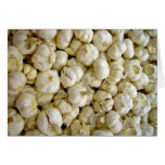 Endless cloves of garlic greeting cards