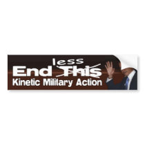 Endless Kinetic Military Action Bumper Stickers