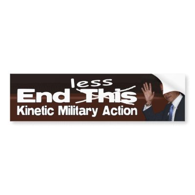 Endless Kinetic Military Action Bumper Stickers by Megatudes