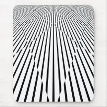 Endless Line Diamonds Optical Illusion Pattern Mousepads
