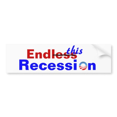 Endless Recession Bumper Sticker by RogueWavelength