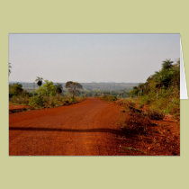 Endless red dirt road cards