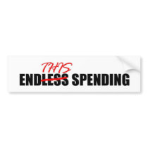 Endless Spending Bumper Sticker