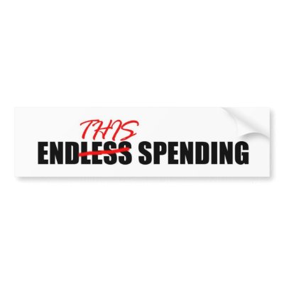 Endless Spending Bumper Sticker by 308state