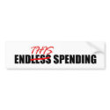 Endless Spending bumper stickers