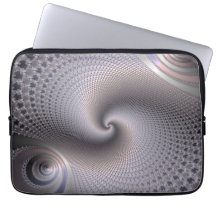 Endless Spirals - Fractal Art Computer Sleeves