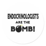 Endocrinologists Are The Bomb! Sticker