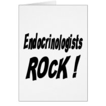 Endocrinologists Rock! Greeting Card