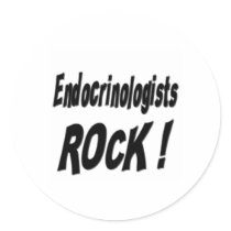 Endocrinologists Rock! Sticker