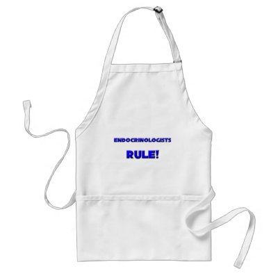 Endocrinologists Rule! Apron by professions