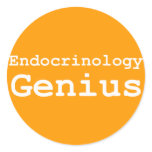 Endocrinology Genius Gifts stickers