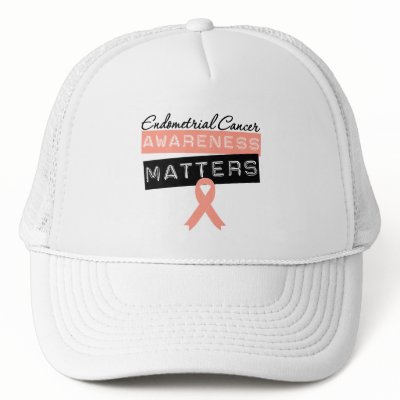 Endometrial Cancer Awareness Matters Mesh Hat by cancerapparel