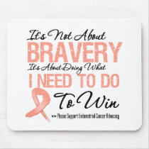 Endometrial Cancer Battle Mouse Mat