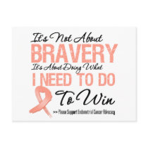 Endometrial Cancer Battle Postcard