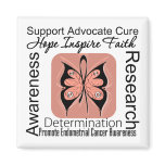 Endometrial Cancer Butterfly Inspirations magnets