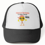 Endometrial Cancer Chick In the Battle Mesh Hats