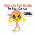 Endometrial Cancer Chick In the Battle t-shirts