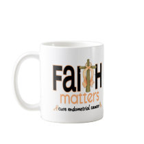 Endometrial Cancer Faith Matters Cross 1 Coffee Mug