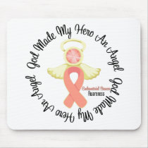 Endometrial Cancer God Made My Hero An Angel Mouse Pads