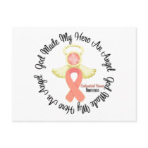 Endometrial Cancer God Made My Hero An Angel Post Card