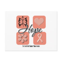 Endometrial Cancer Hope Love Inspire Awareness Post Cards