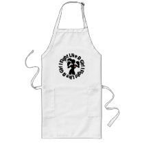 Endometrial Cancer I Fight Like A Girl Pose Aprons