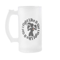 Endometrial Cancer I Fight Like A Girl Pose Mugs