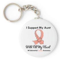 Endometrial Cancer I Support My Aunt Keychain