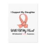 Endometrial Cancer I Support My Daughter Postcards