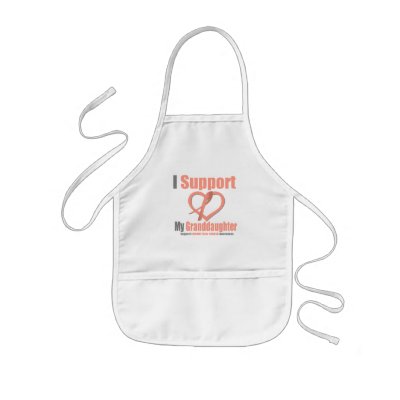 Endometrial Cancer I Support My Granddaughter Apron by shopforawareness