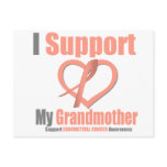Endometrial Cancer I Support My Grandmother postcards
