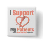 Endometrial Cancer I Support My Patients Pin