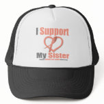 Endometrial Cancer I Support My Sister Trucker Hat