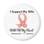 Endometrial Cancer I Support My Wife Magnets