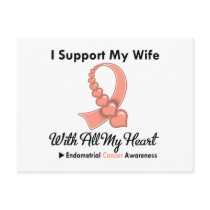 Endometrial Cancer I Support My Wife Postcards