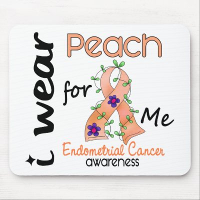Endometrial Cancer I Wear Peach For Me 43 by awarenessgifts