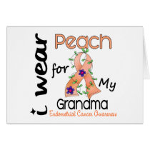 Endometrial Cancer I Wear Peach For My Grandma 43