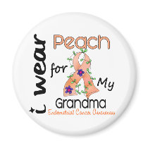 Endometrial Cancer I Wear Peach For My Grandma 43