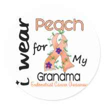 Endometrial Cancer I Wear Peach For My Grandma 43