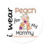 Endometrial Cancer I Wear Peach For My Mommy 43 stickers