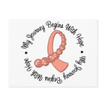 Endometrial Cancer My Journey Begins With Hope Postcard